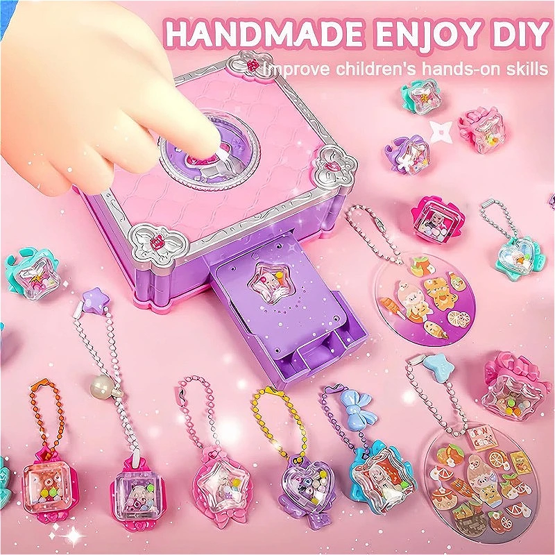 Jewelry Making Kit For Kids - Kit Pembuat Stiker 3D DIY Mesin
