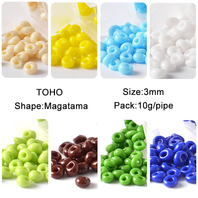 Jewelry Making Japan - 3Mm Manik TOHO Jepang Bentuk Magatama