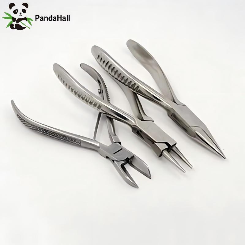 Jewelry Making Pliers - PandaHall 3pcs/set Tang Potong Samping Baja