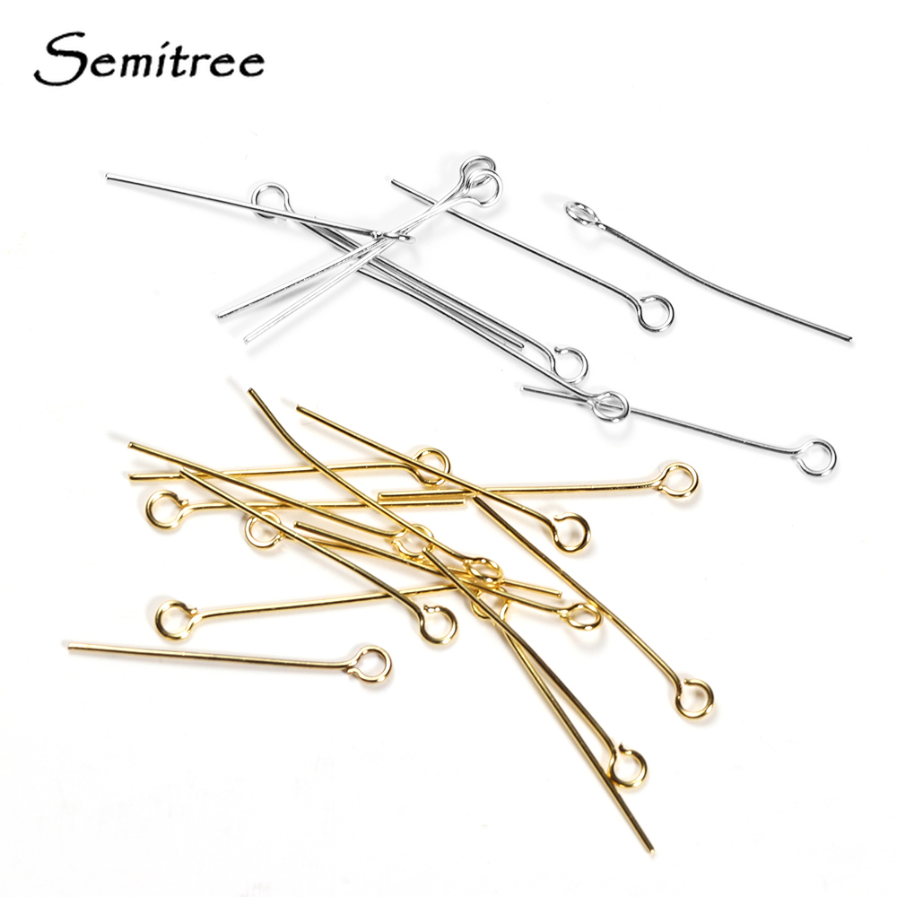 Jewelry Making Rivets - 100 buah 0.6mm baja tahan karat