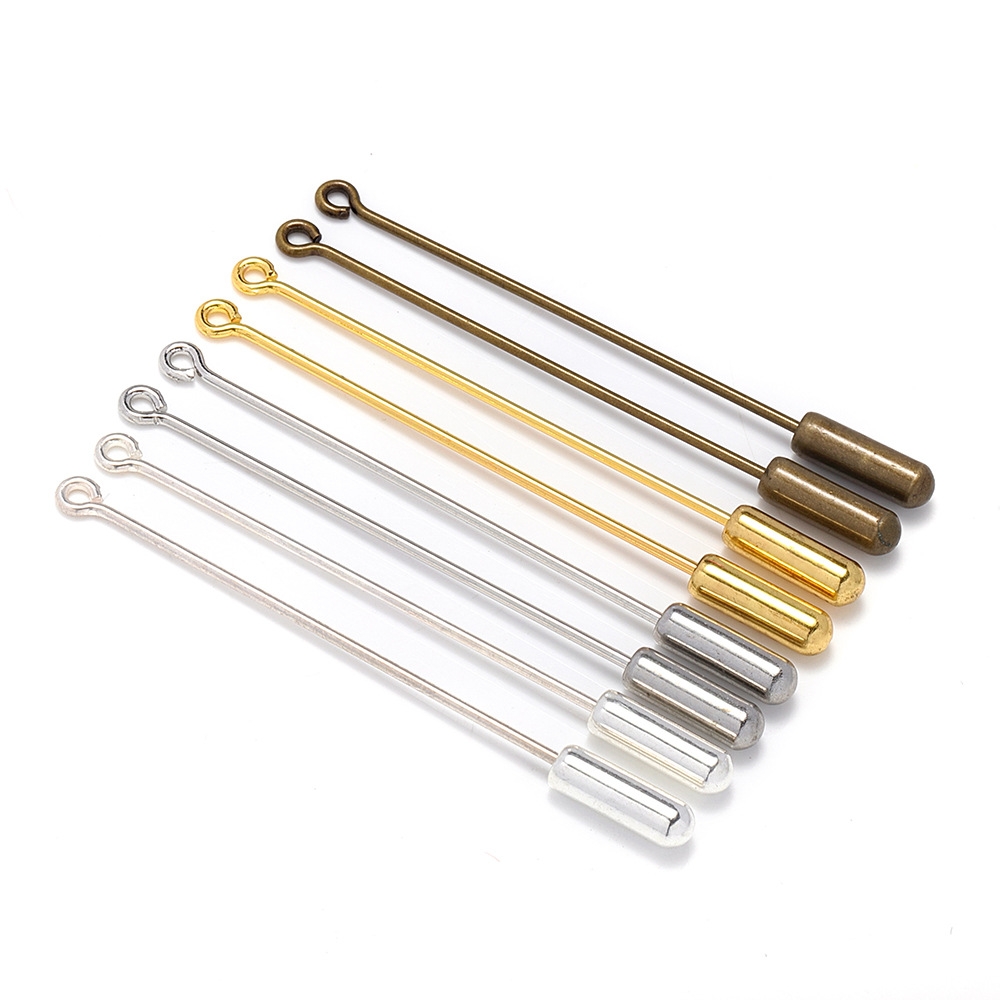 Jewelry Making Rivets - 20Pcs Bros Logam, Jarum Peniti dengan