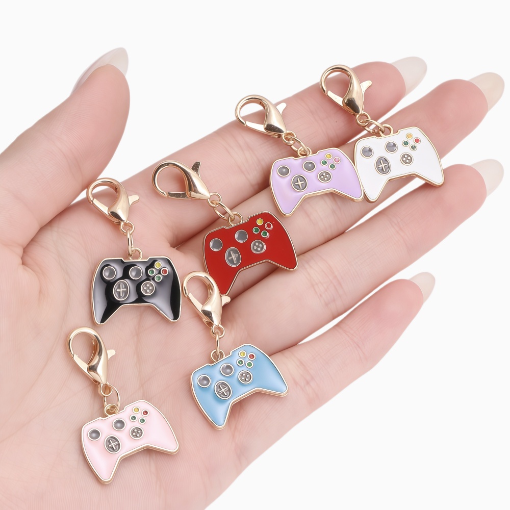 Jewelry Making Game - 10Pcs Gantungan Enamel Bentuk Kontroler Game