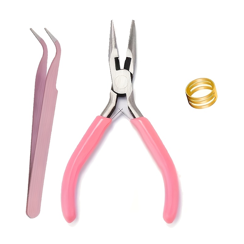 Jewelry Making Pliers - 3 buah termasuk tang runcing warna