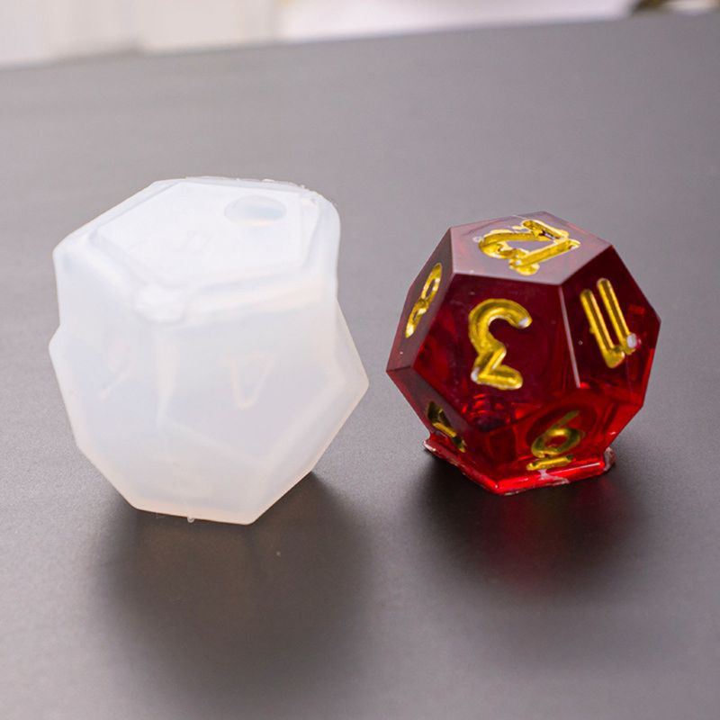 Jewelry Making Game - Cetakan Dadu Resin 8 Bentuk dengan