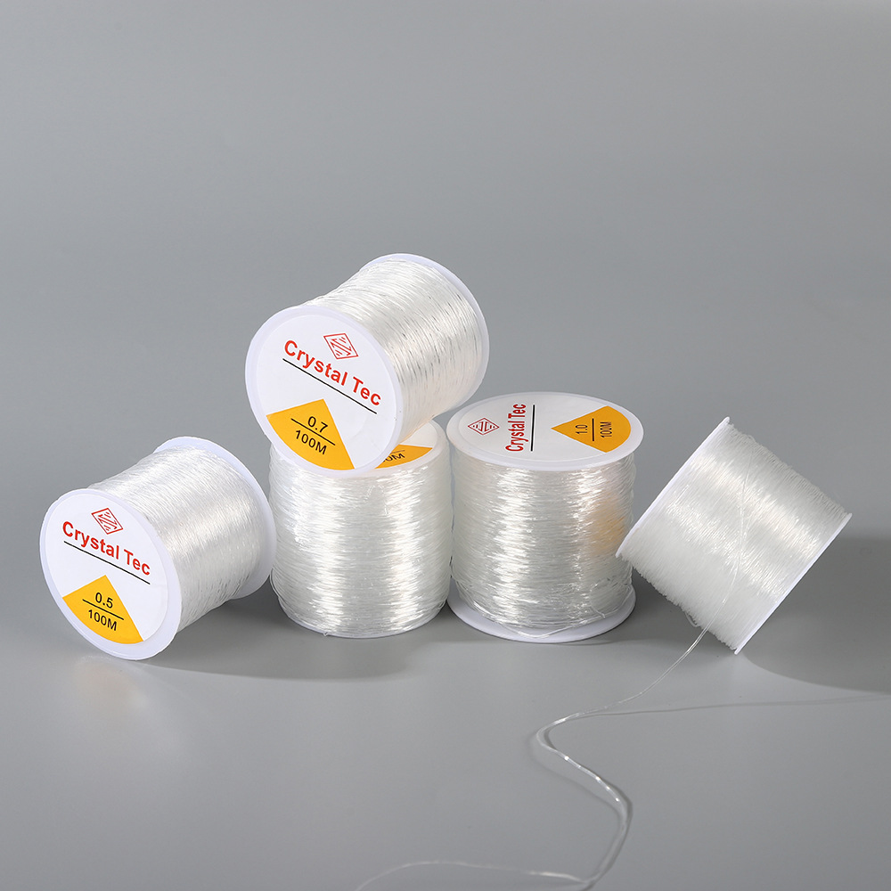 Jewelry Making Beginners - Tali Kristal Elastis 0.4-1.0mm untuk Perhiasan,