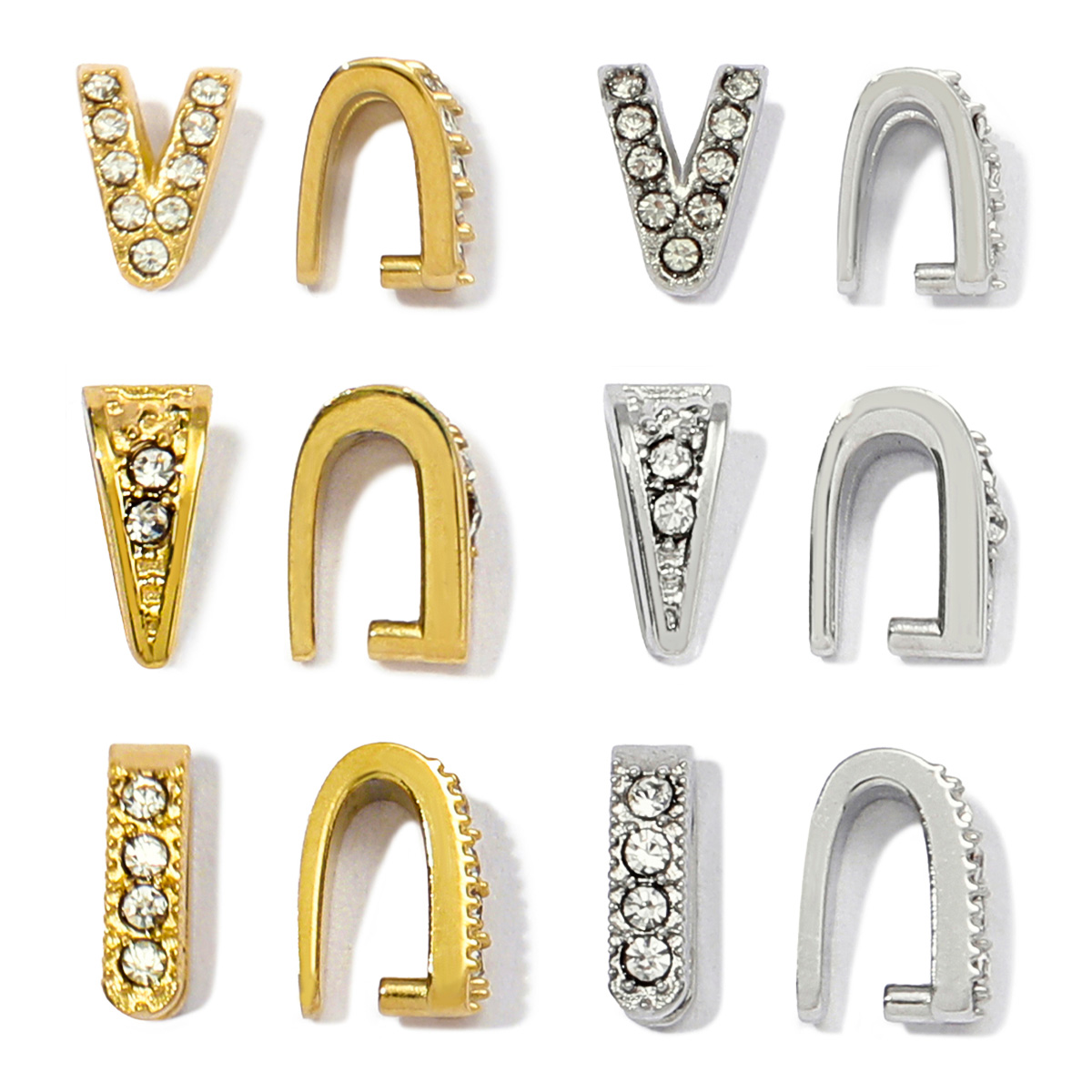 Jewelry Making Metal - 5 Buah/Lot Klip Baja Tahan Karat