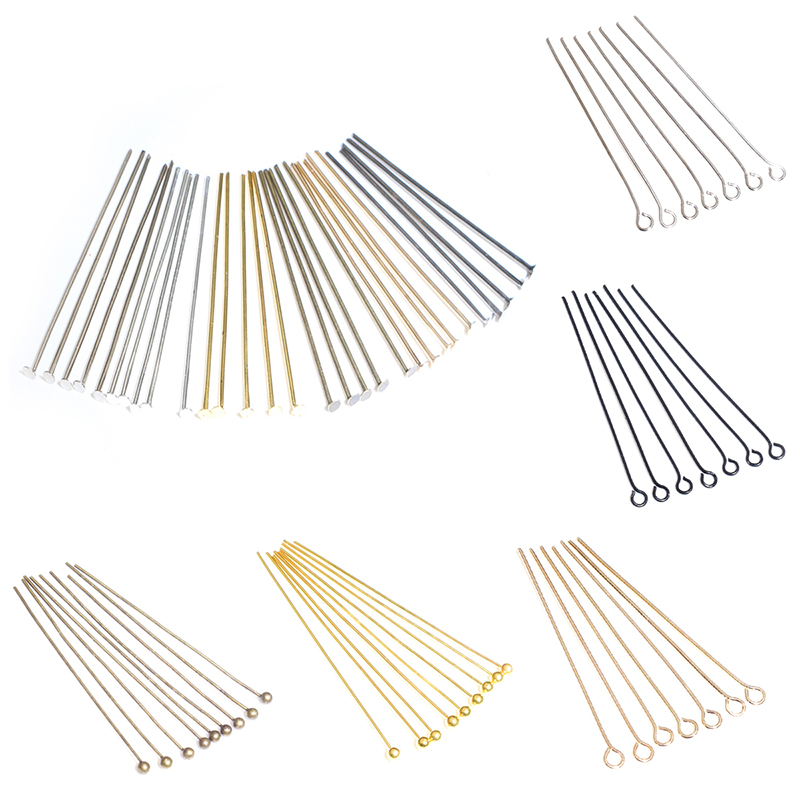 Jewelry Making Rivets - 200 buah/lot 16-50mm kepala mata datar