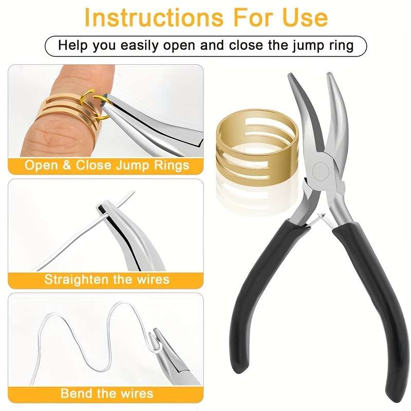 2 buah Tang Mulut Lengkung Ser - Jewelry Making Pliers ulasan dan harga