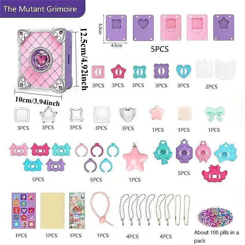 Kit Pembuat Stiker 3D DIY Mesi - Jewelry Making Kit For Kids ulasan dan harga