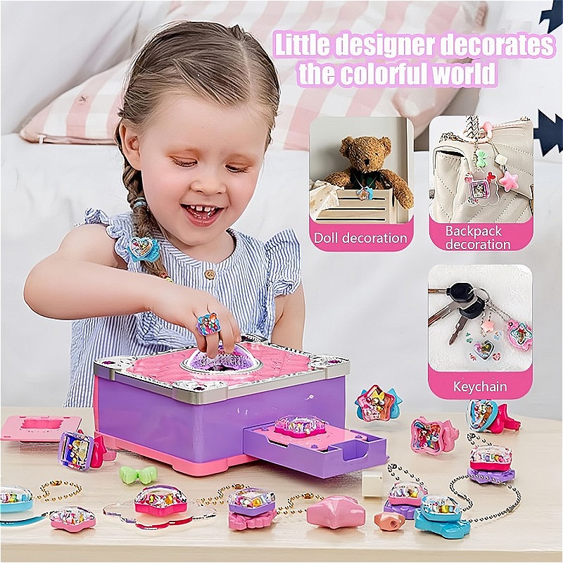 Kit Pembuat Stiker 3D DIY Mesi - Jewelry Making Kit For Kids ulasan dan harga
