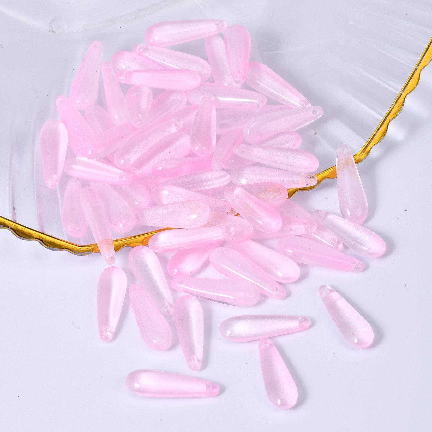 50 Buah 6*20Mm Manik-manik Lon - Jewelry Making Beginners ulasan dan harga
