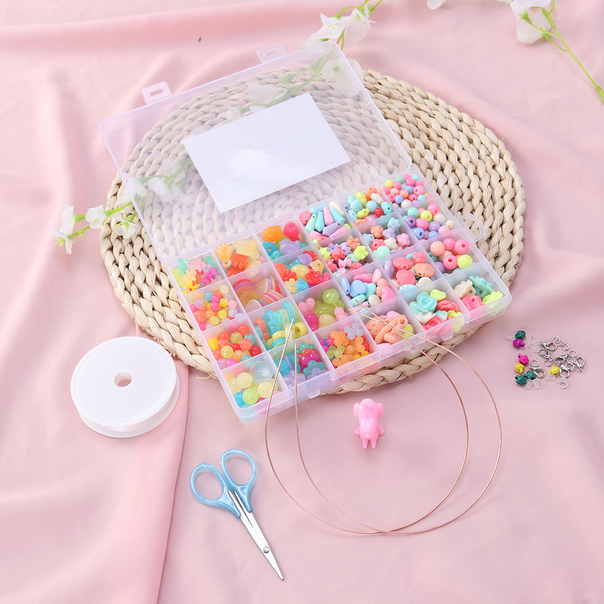 520Pcs Set Manik-manik DIY unt - Jewelry Making Kit For Kids ulasan dan harga