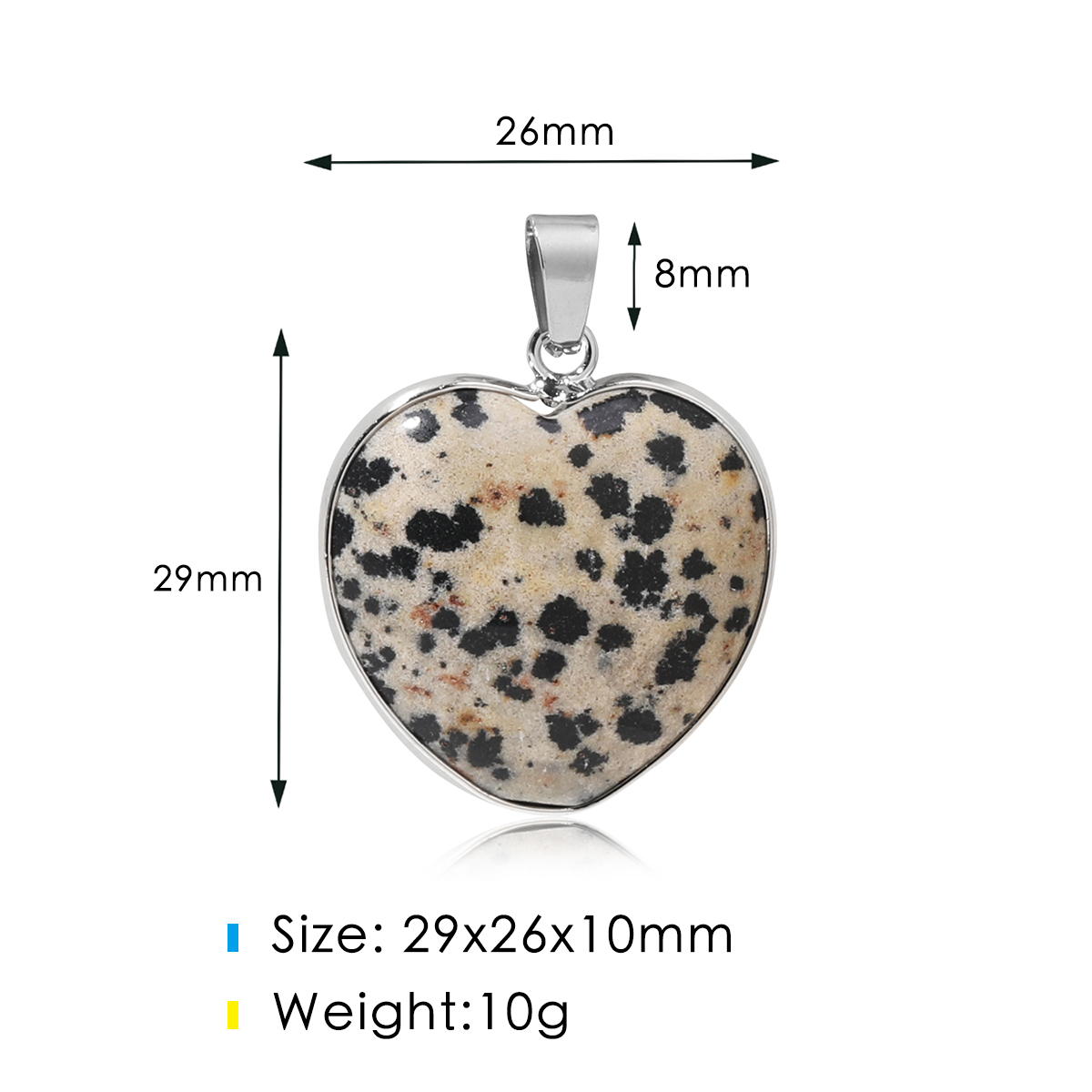 1 Buah Liontin Berbentuk Hati  - Jewelry Making Japan ulasan dan harga