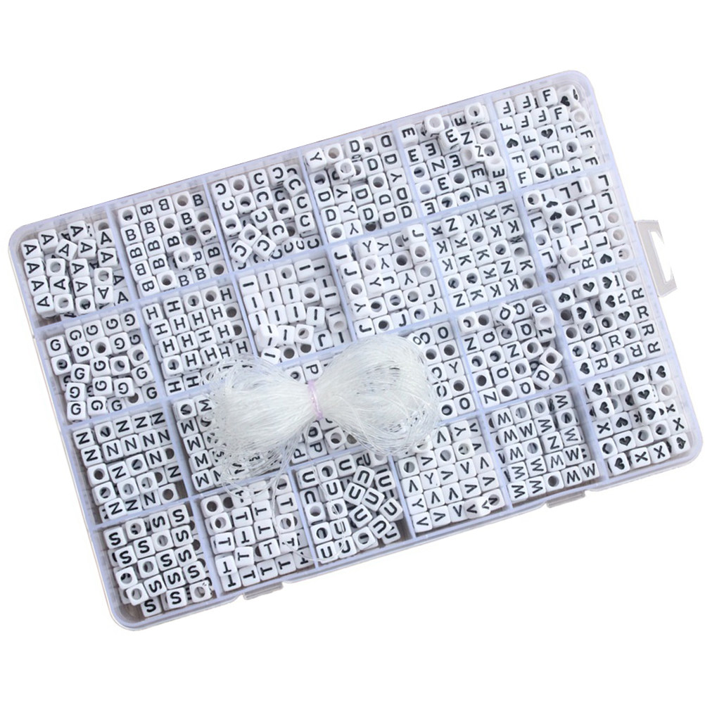 1200 Buah Manik-manik Huruf Ak - Jewelry Making Game ulasan dan harga