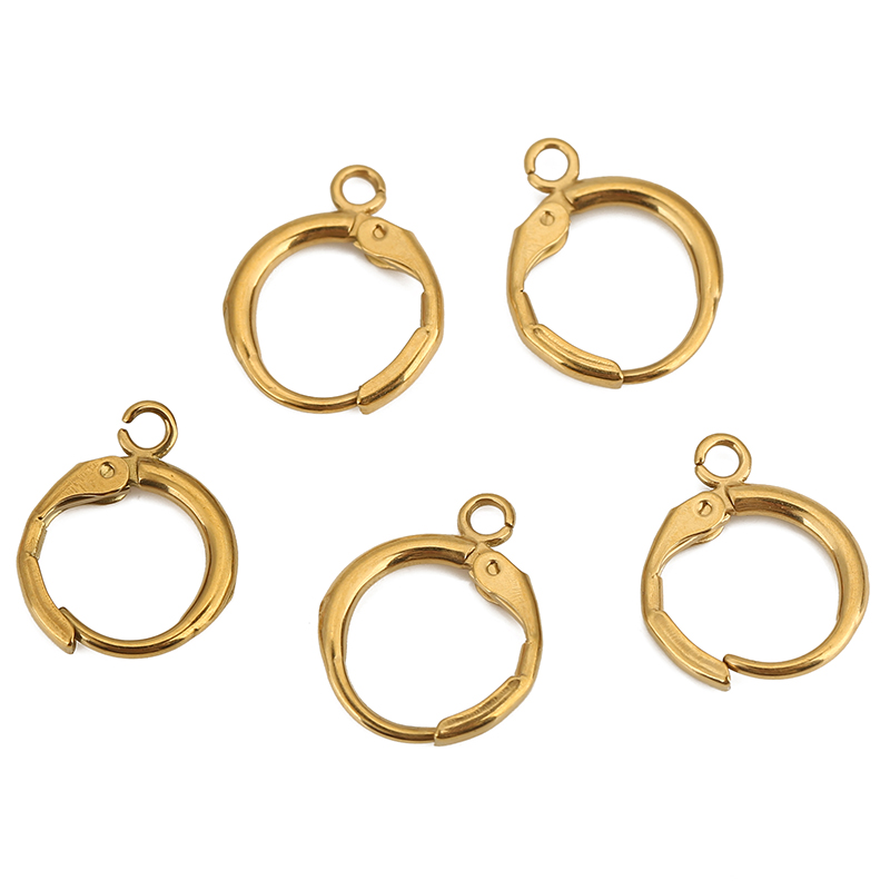 10 Buah Kait Anting Baja Tahan - Jewelry Making Metal ulasan dan harga