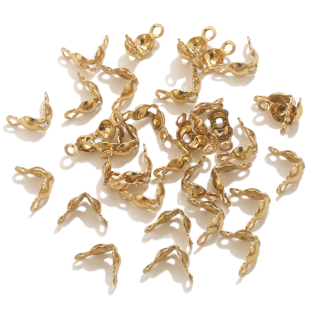50 Buah PVD Berlapis Emas Baja - Jewelry Making Metal ulasan dan harga