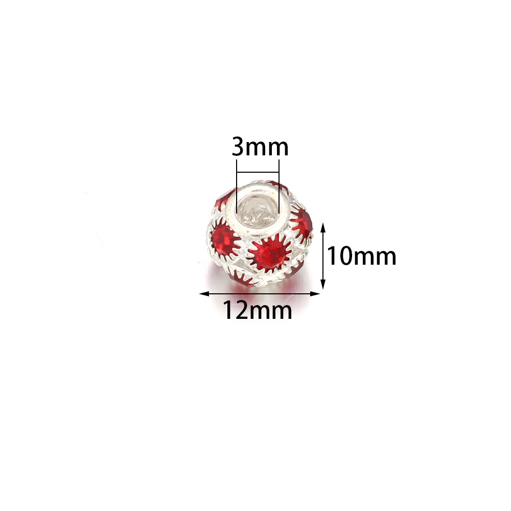 5 Buah Manik-manik Kristal Ber - Jewelry Making Beginners ulasan dan harga