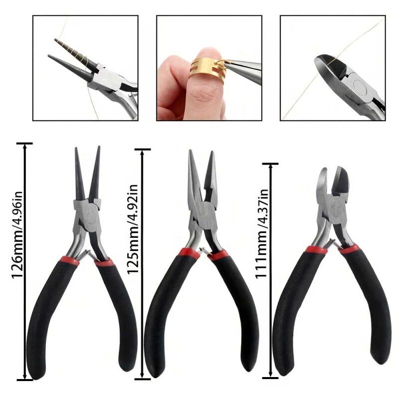 1pcs/set Set Alat Tang DIY, Al - Jewelry Making Pliers ulasan dan harga