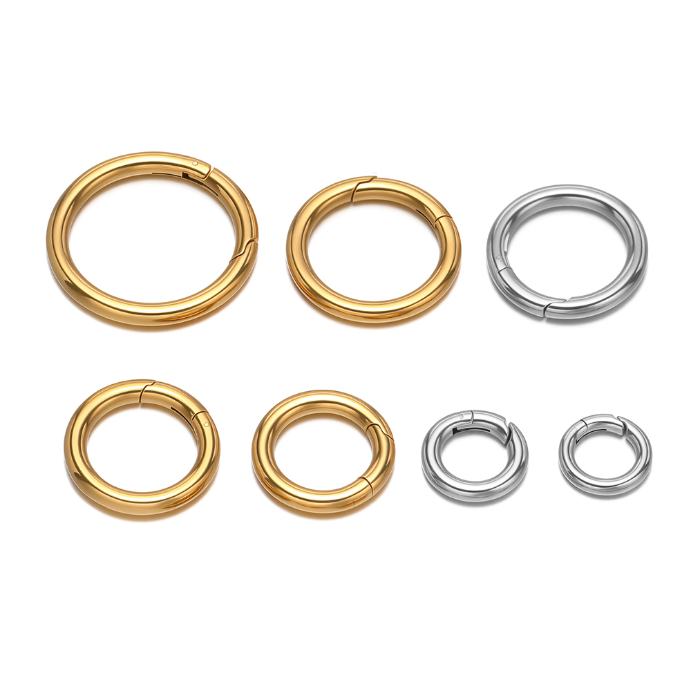 2Pcs/Lot Penjepit Pegas Bulat  - Jewelry Making Metal ulasan dan harga