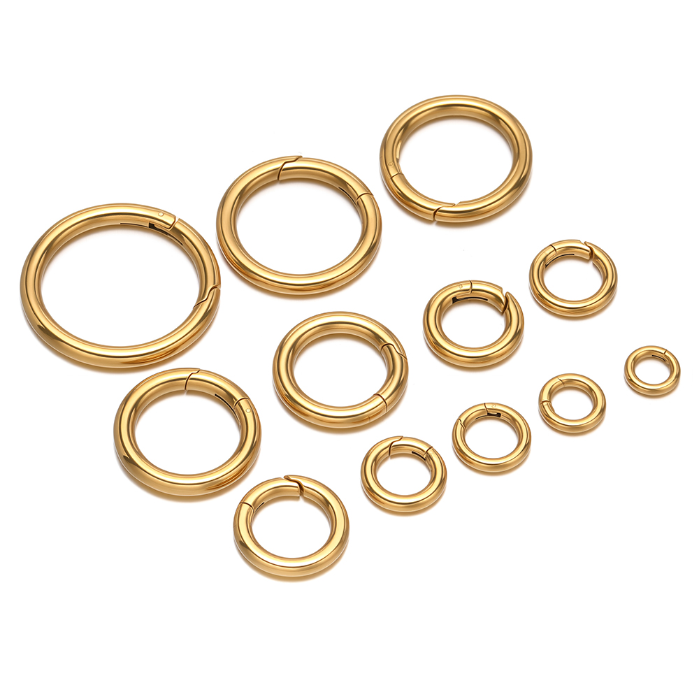 2Pcs/Lot Penjepit Pegas Bulat  - Jewelry Making Metal ulasan dan harga