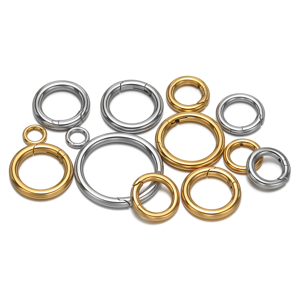 2Pcs/Lot Penjepit Pegas Bulat  - Jewelry Making Metal ulasan dan harga