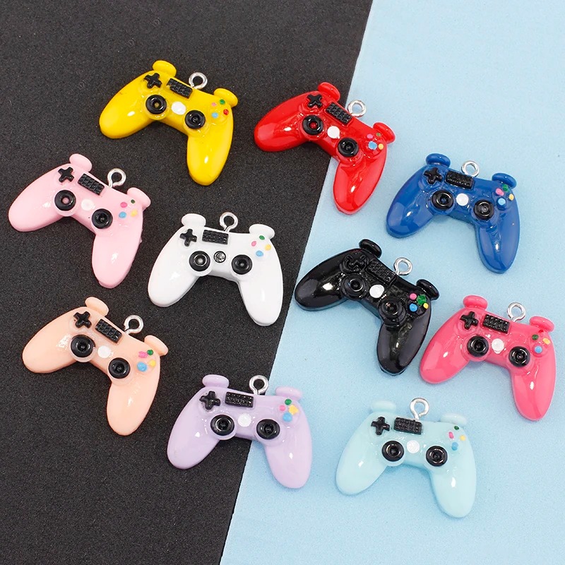 10 Buah 23Mm 3D Pengendali Gam - Jewelry Making Game ulasan dan harga