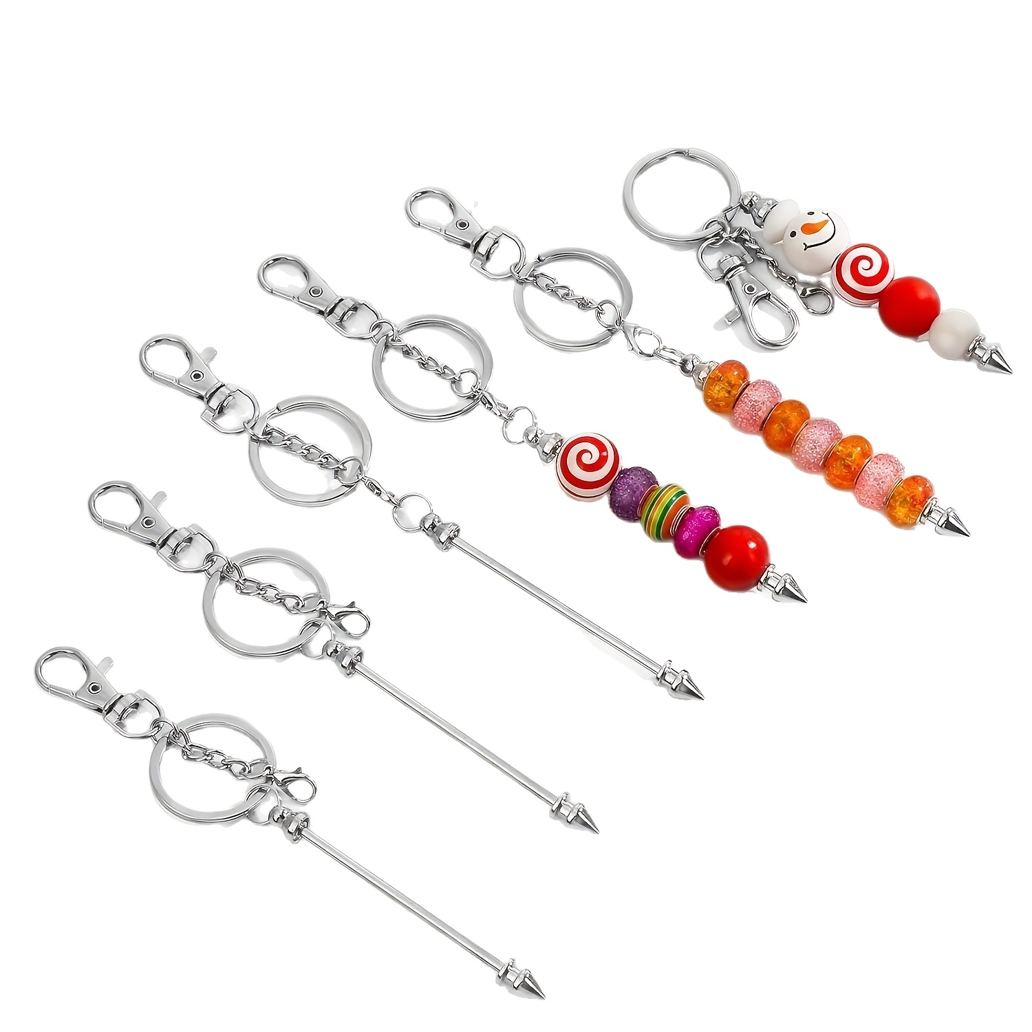 6 Buah Gantungan Kunci Manik-m - Jewelry Making Kit For Kids ulasan dan harga