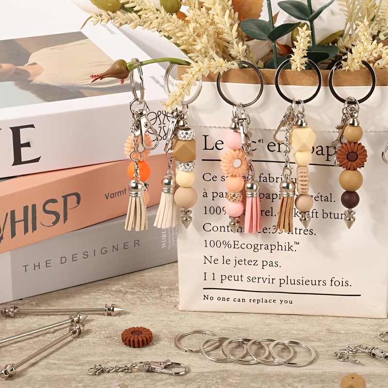 6 Buah Gantungan Kunci Manik-m - Jewelry Making Kit For Kids ulasan dan harga