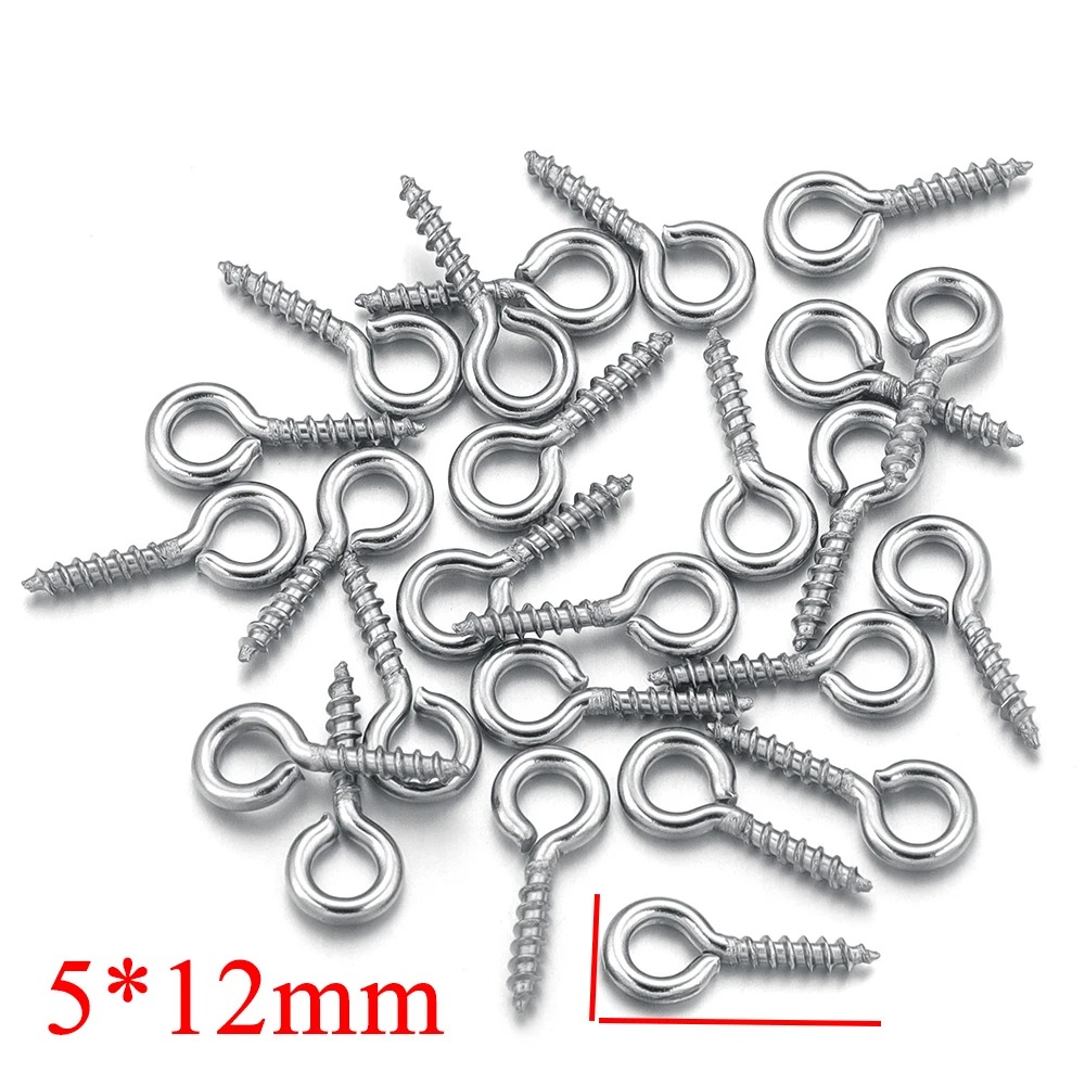 100 Buah/Lot Pin Mata Sekrup M - Jewelry Making Rivets ulasan dan harga
