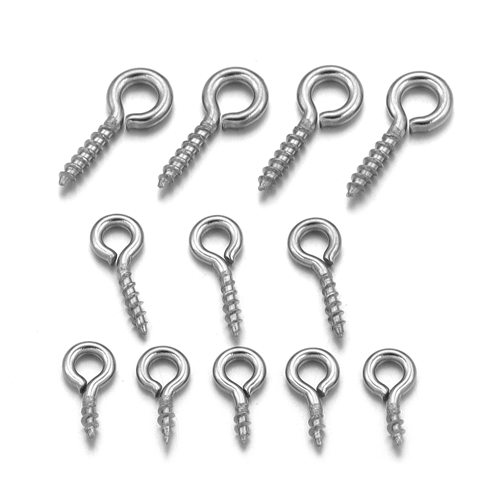100 Buah/Lot Pin Mata Sekrup M - Jewelry Making Rivets ulasan dan harga