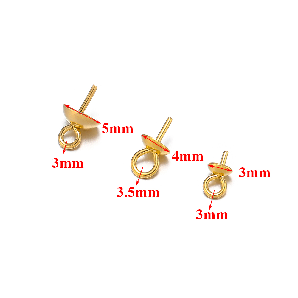 50/100 buah baja tahan karat b - Jewelry Making Rivets ulasan dan harga