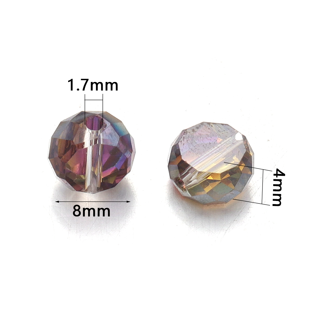 30 Buah 8Mm Manik-manik Krista - Jewelry Making Beginners ulasan dan harga