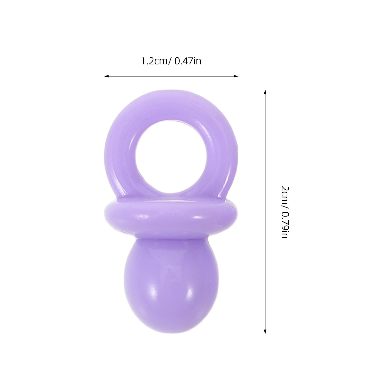 60Pcs Mini Resin Pacifier Char - Jewelry Making Game ulasan dan harga