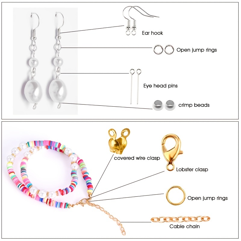 1420pcs 1 kotak Set Perlengkap - Jewelry Making A Ring ulasan dan harga