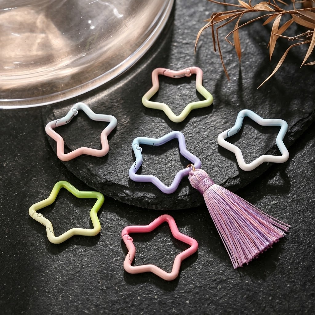 5 Buah Cincin Kunci Bentuk Bin - Jewelry Making A Ring ulasan dan harga