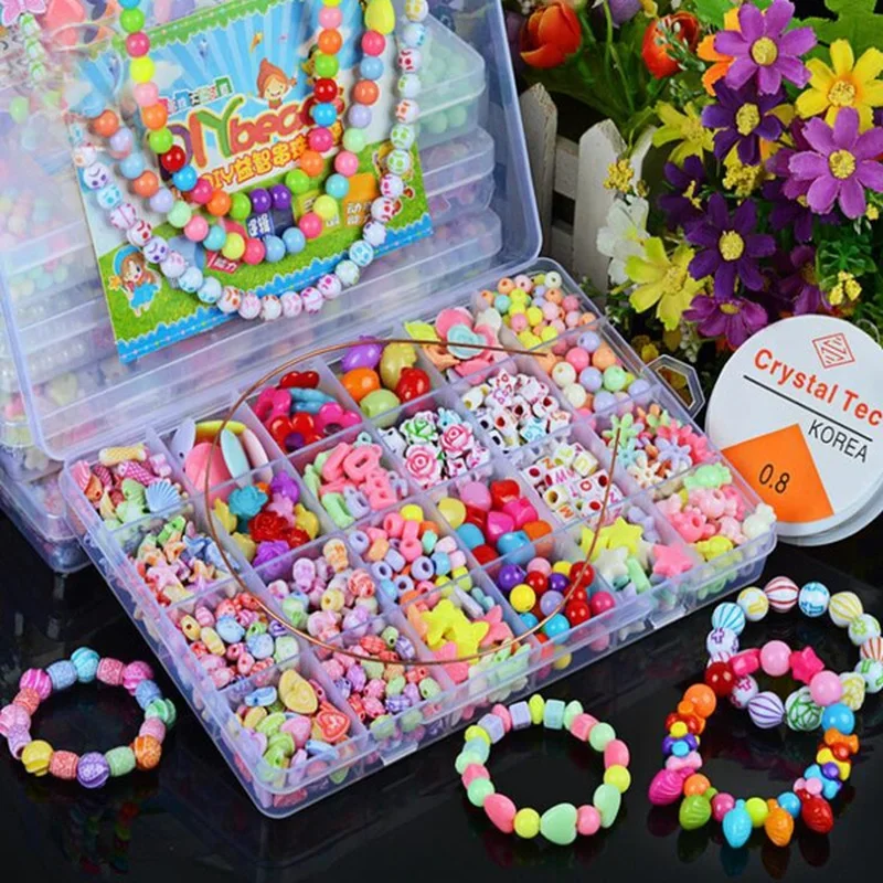 Set manik-manik DIY anak perem - Jewelry Making Kit For Kids ulasan dan harga